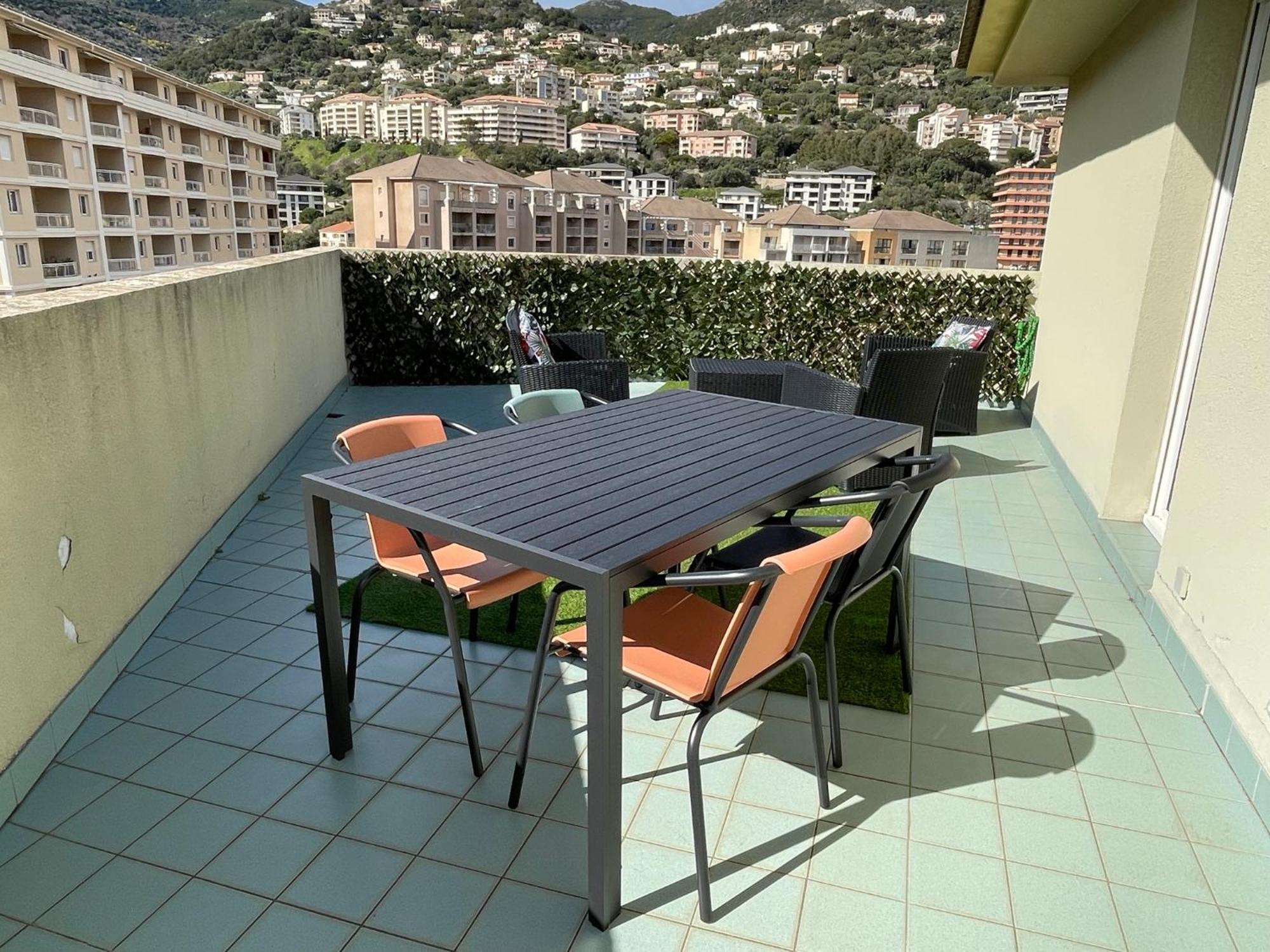 Grand T2 Proche Centre Ville, Vue Mer Et Montagne Bastia  Exteriér fotografie